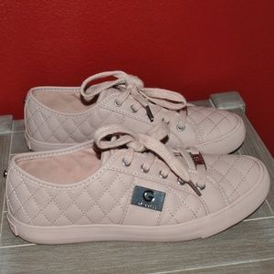 G By Guess Quilted Lace Up Sneakers